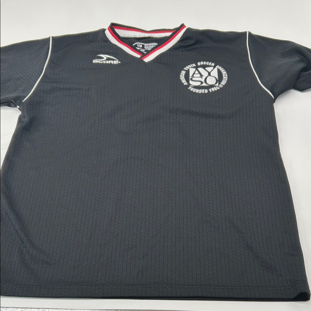 Black Soccer Jersey with Logo